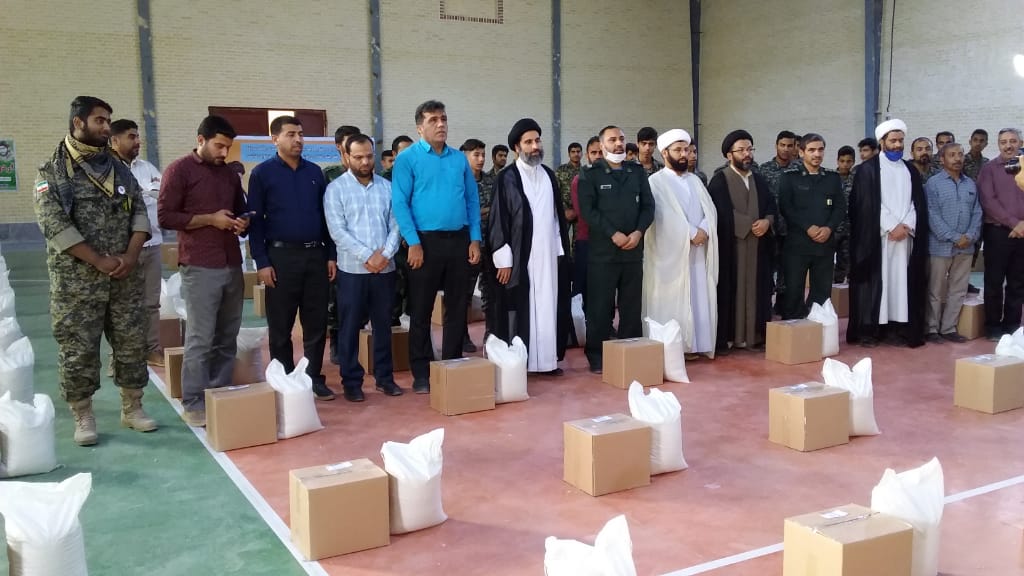 مرحله دوم رزمایش مومنانه معیشتی ناحیه مقاومت بسیج سپاه پاسداران هندیجان
