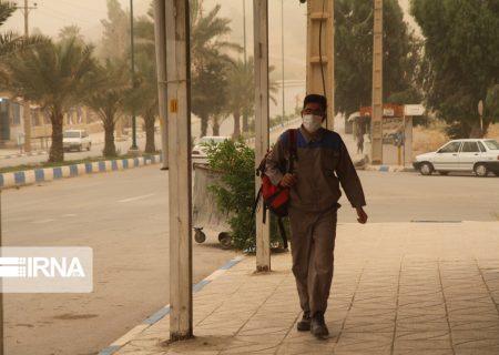 گردو غبار در شوش به ۲ برابر حد مجاز رسید