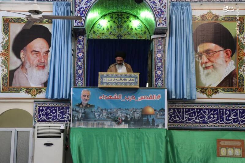 عکس/ اولین نمازجمعه حرم حضرت زینب(س)