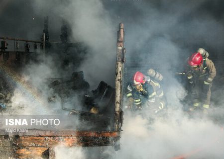 آتش‌سوزی در شرکت فولاد خوزستان مهار شد