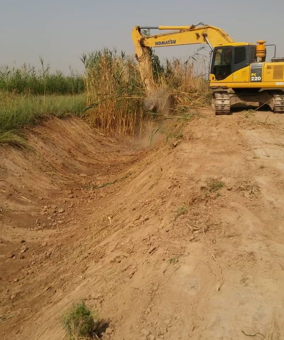 اجرای ۷۰ کیلومتر عملیات لایروبی انهار سنتی در شهرستان کارون