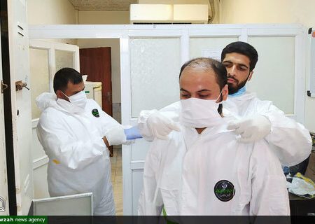 مدافعان دین در کنار مدافعان سلامت شهرستان شوش