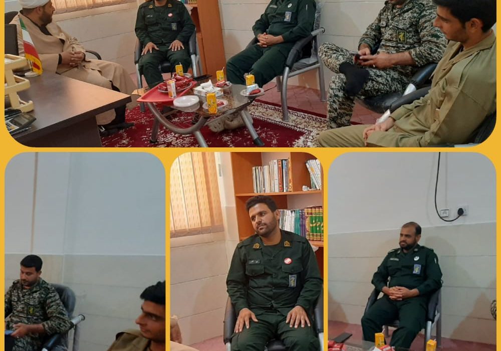 دیدار فرمانده عملیاتی گردان امام رضا(ع) هندیجان با سرپرست اداره تبلیغات اسلامی