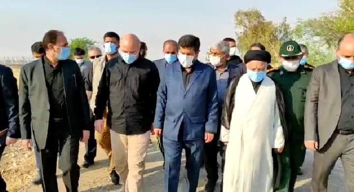 بازدید رئیس مجلس از پروژه های عمرانی و پالایشگاه گاز بیدبلند خلیج فارس بهبهان