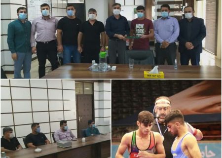 تجلیل از جوان ۱۹ ساله دلاوری دیگر از خطه ی شهرستان امیدیه(میانکوه)در لیگ برتر کشتی باشگاه های کشور