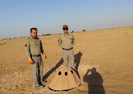 تخریب یک باب کوخه توسط یگان حفاظت محیط زیست شهرستان هندیجان