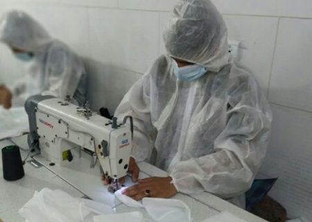 تولید و توزیع ۲۰ هزار ماسک از سوی طلاب جهادی شوش