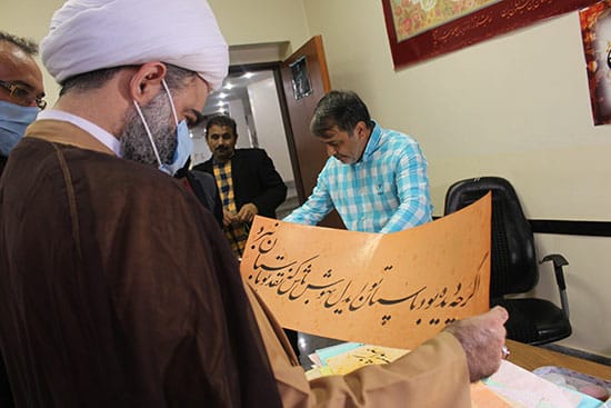 بازدید امام جمعه شهرستان شوش از تالار نیایش