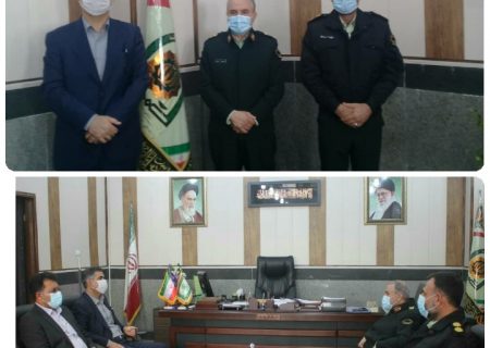 دیدارفرماندار شهرستان امیدیه با فرمانده انتظامی استان خوزستان