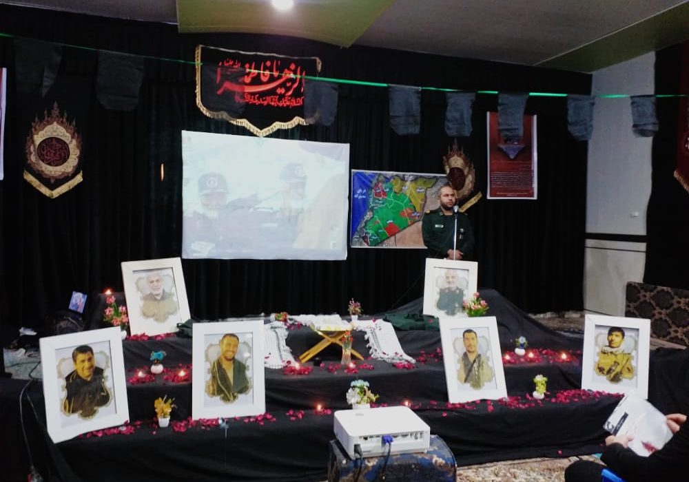 برگزاری یادواره شهید سلیمانی توسط خواهران بسیجی شوش