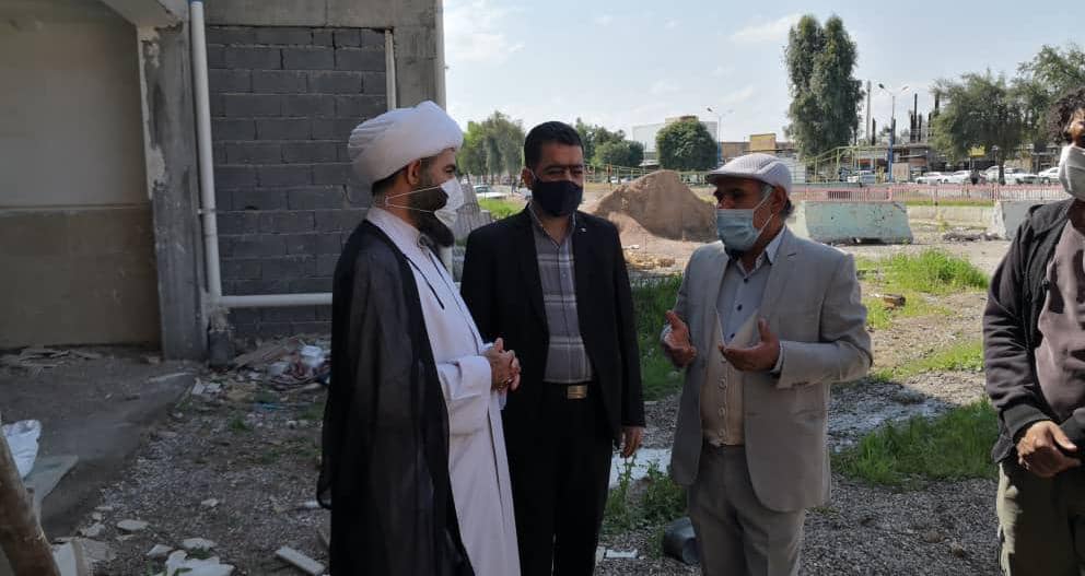 بازدید امام جمعه شهرستان شوش از پروژه مرمت و بازسازی سرداب حضرت دانیال نبی(ع)