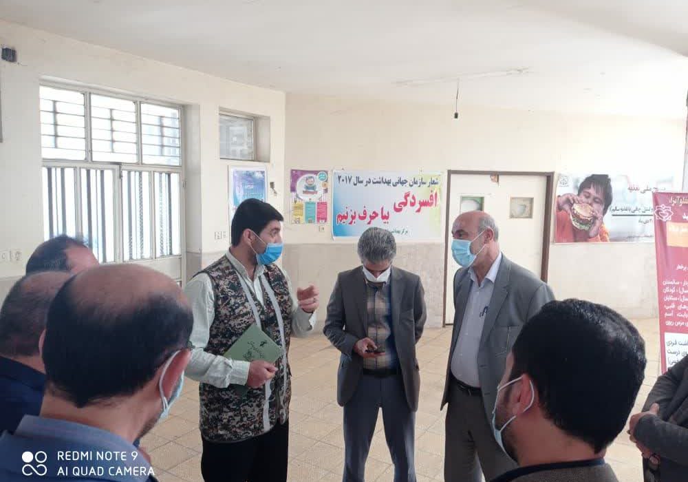 نشست اضطراری حوزه بسیج شهید بقایی با رییس شبکه بهداشت شوش برای قطع زنجیره کرونا