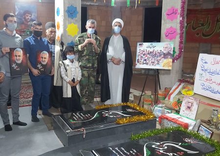 اهدای مدال قهرمانان  به شهدای گمنام هفت تپه