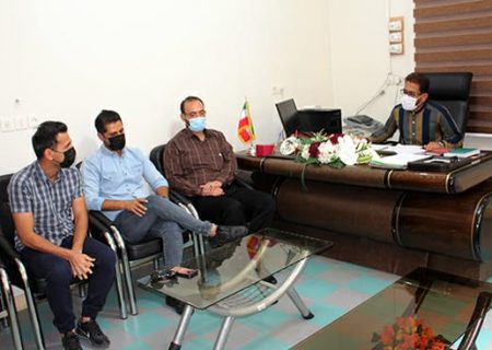 دیدار رئیس انجمن موسیقی شهرستان شوش با سرپرست اداره فرهنگ و ارشاد اسلامی