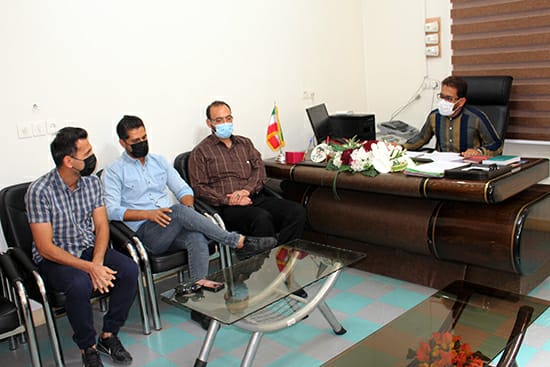 دیدار رئیس انجمن موسیقی شهرستان شوش با سرپرست اداره فرهنگ و ارشاد اسلامی