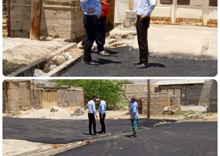 بخشدار بخش مرکزی امیدیه : آسفالت روستای نمره یک بالا باید اصلاح شود