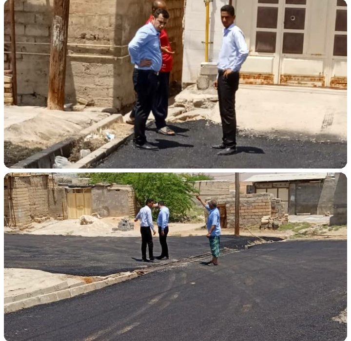 بخشدار بخش مرکزی امیدیه : آسفالت روستای نمره یک بالا باید اصلاح شود