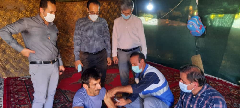 بیش از ۵۰ درصد عشایر شوش و کرخه واکسینه شدند