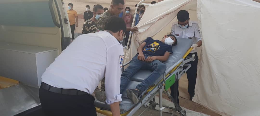 اجرای رزمایش پدافند غیر عامل درهندیجان