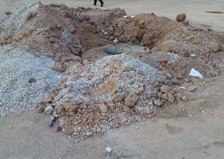 مشکلات سریالی کوچه های مقداد منطقه رسالت اهواز