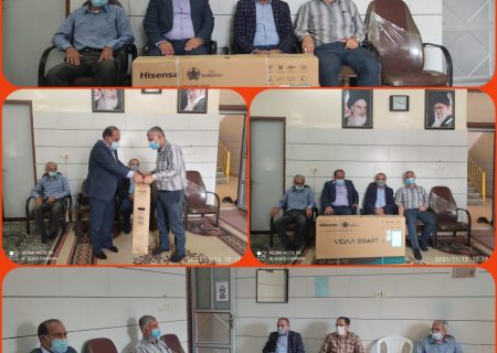 اهدای یک دستگاه تلویزیون از سوی دانشکده علوم پزشکی به دفتر عتبات عالیات بهبهان