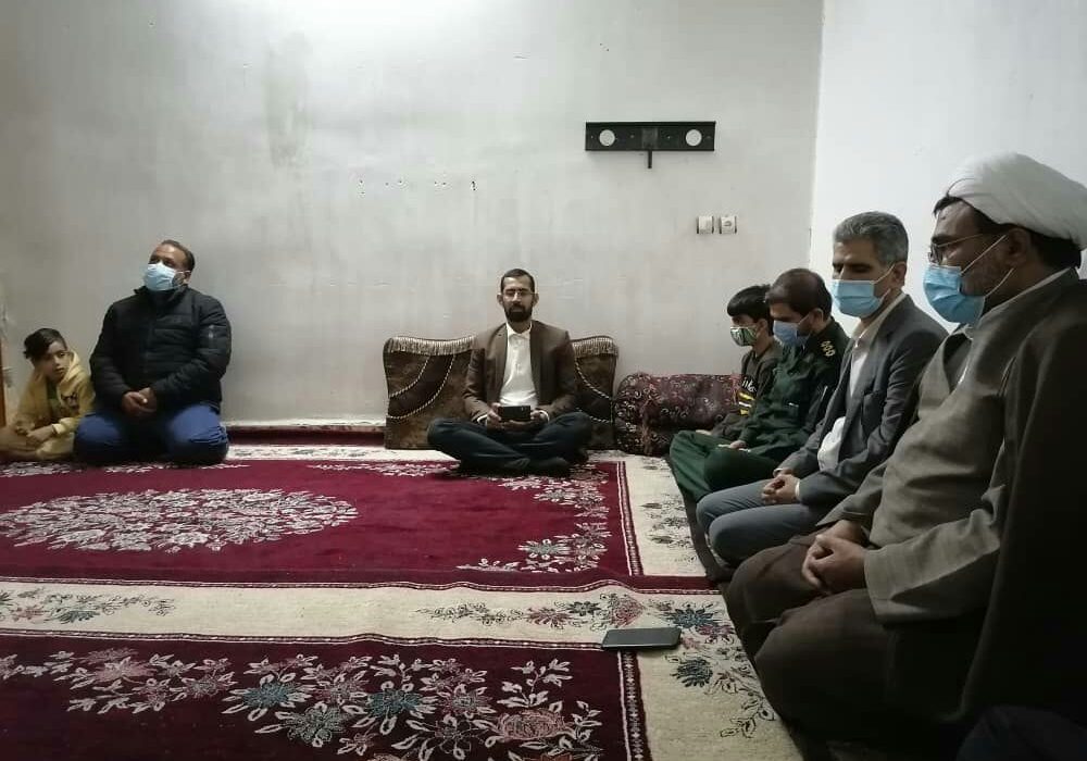 دیدار با خانواده شهید مدافع سلامت سعدی/برگزاری مسابقه تیراندازی