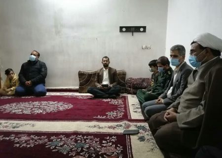 دیدار با خانواده شهید مدافع سلامت سعدی/برگزاری مسابقه تیراندازی