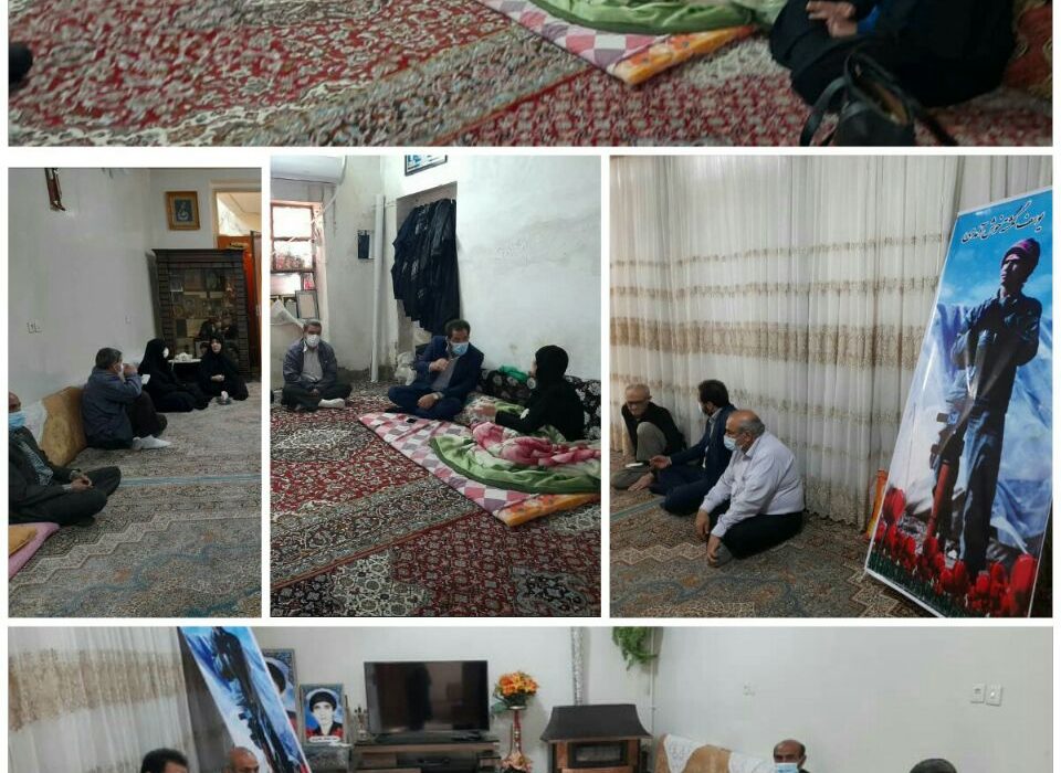دیدار‌رئیس بنیاد شهید‌شوش‌باخانواده های شهدای تازه تفحص شده