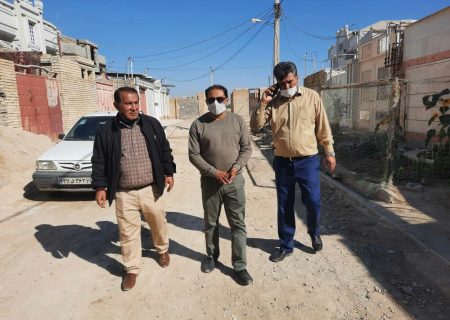 عملیات اجرایی بیس اساسی خیابان های مسکن مهر جنوبی هندیجان