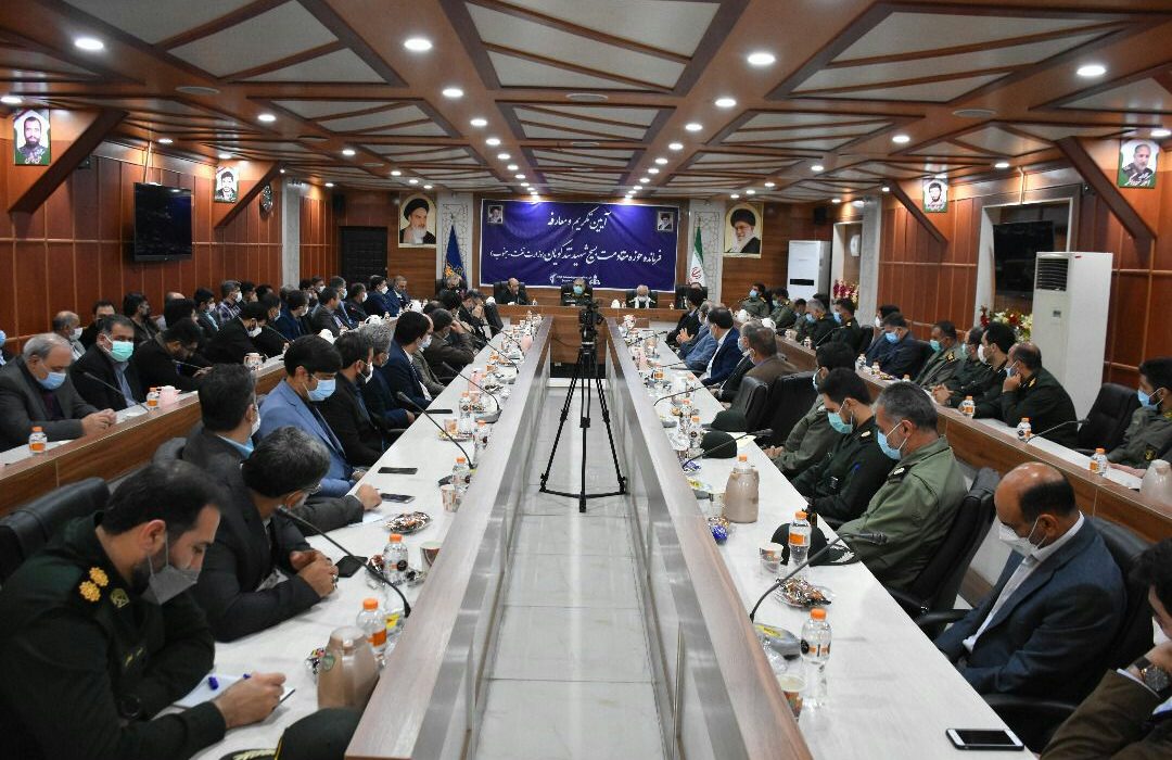 آیین تکریم و معارفه فرمانده حوزه مقاومت بسیج شهید تندگویان برگزار شد