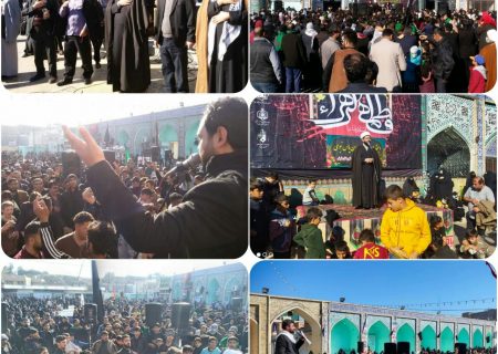 مراسم اجتماع بزرگ عزاداران فاطمی در شهرستان شوش