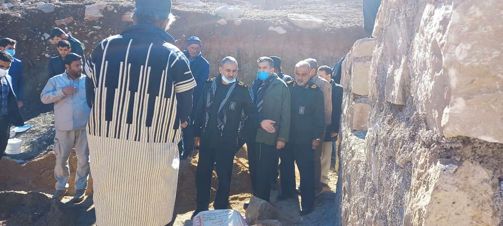 بازدید فرماندهان سپاه کشوری، لشکری و استانی از مناطق زلزله زده اندیکا در خوزستان+عکس