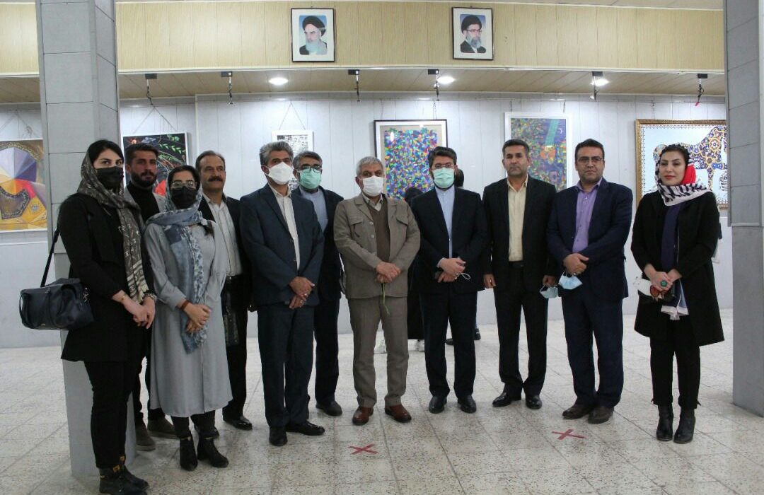 برپایی نمایشگاه هنرهای تجسمی استان خوزستان در بهبهان