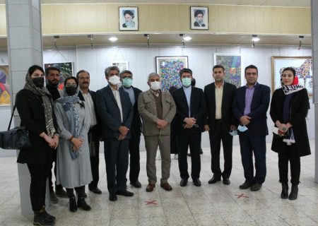 برپایی نمایشگاه هنرهای تجسمی استان خوزستان در بهبهان