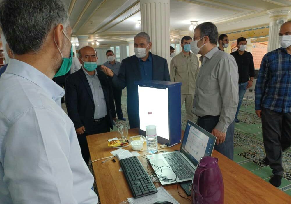 بازدید سردار شاهوار پور از محل برگزاری کمیسیون عالی پزشکی فاقدین مدارک سپاه