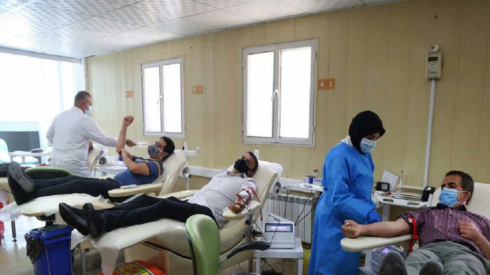 مرکز خونگیری شوش در شب قدر پذیرای اهداکنندگان است