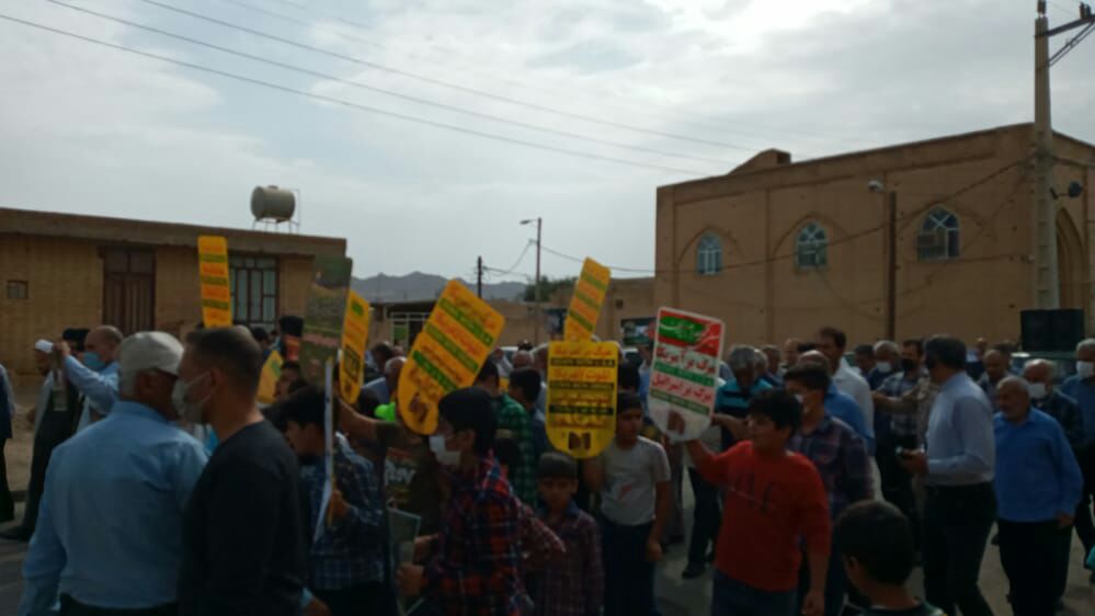 راهپیمایی روز قدس در ترکالکی به روایت تصویر