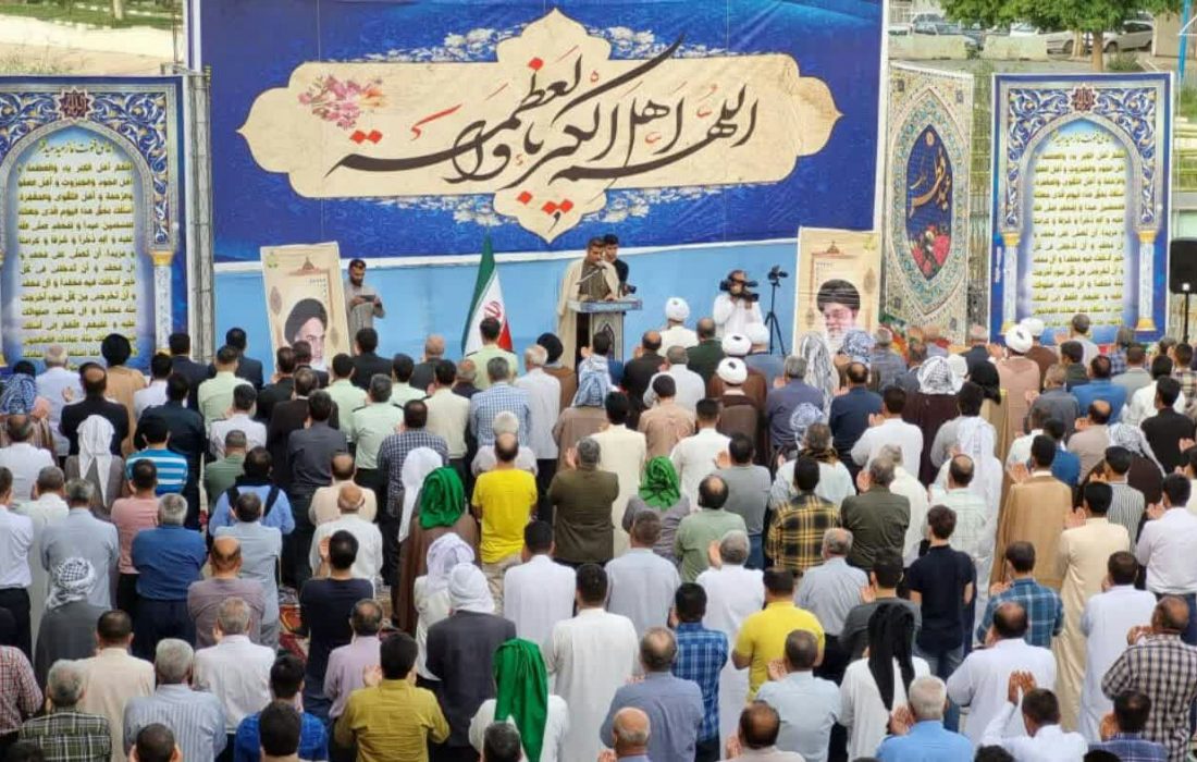 برگزاری نماز عید فطر در شهرستان شوش