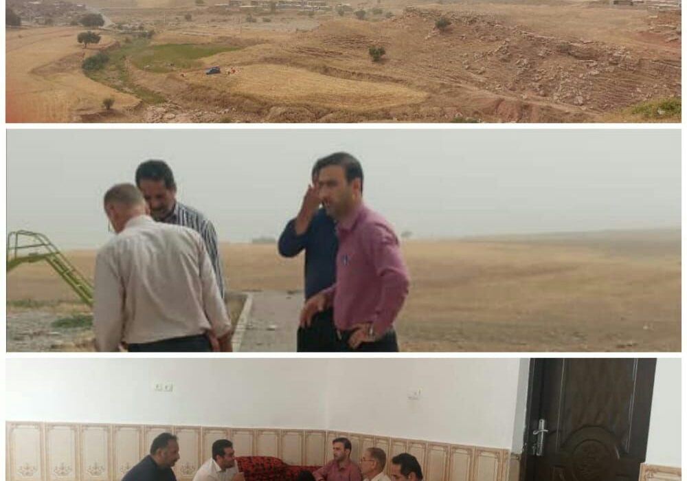 بازدید بخشدار مرکزی گتوند از روستاهای سلامگاه و پل پرزین منطقه کیارس