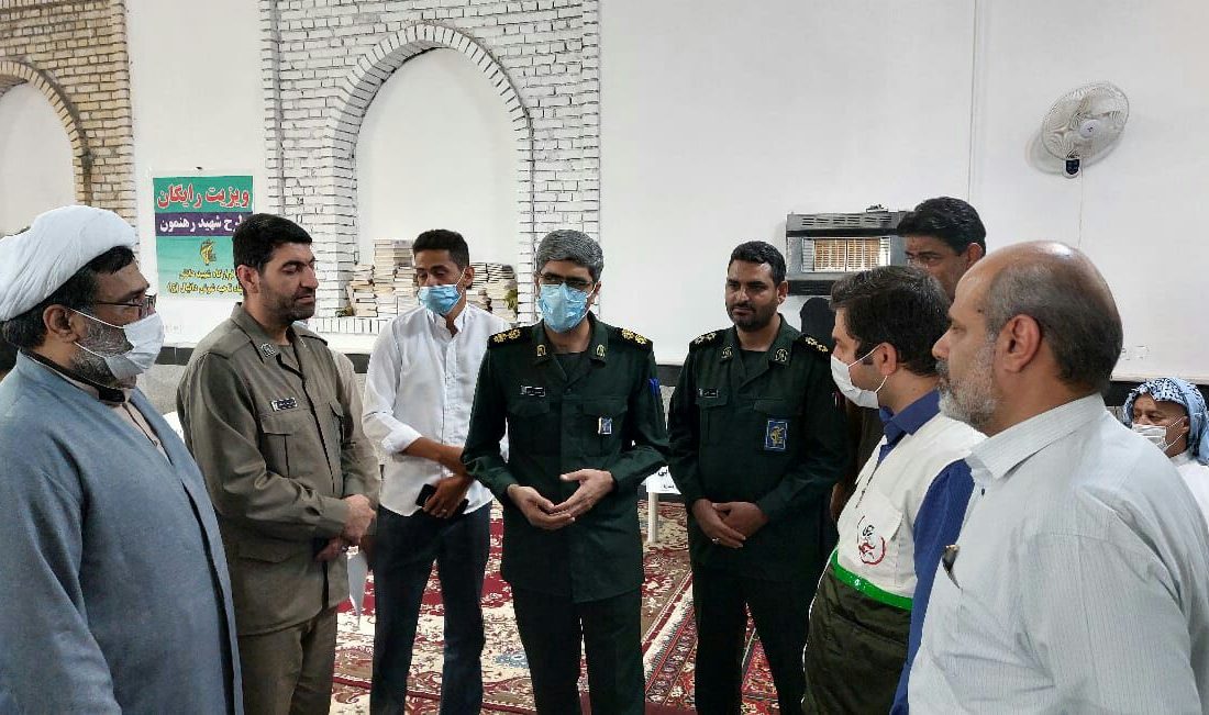 بازدید فرمانده سپاه  شوش از روند خدمات رسانی پزشکی به مردم