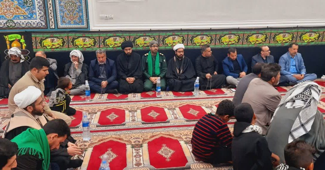 برگزاری مراسم ایام فاطمیه و شهادت حضرت زهرا (س) در روستای خلف مسلم شوش