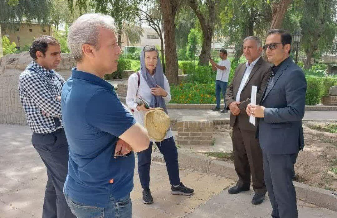 بازدید سفیر استرالیا از چغازنبیل و میراث جهانی شوش