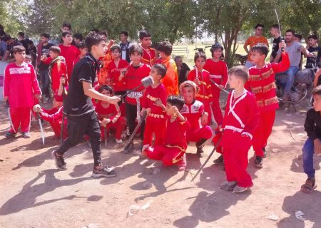 روایت تصویری از   عاشورای حسینی در روستای شهید دانش شوش