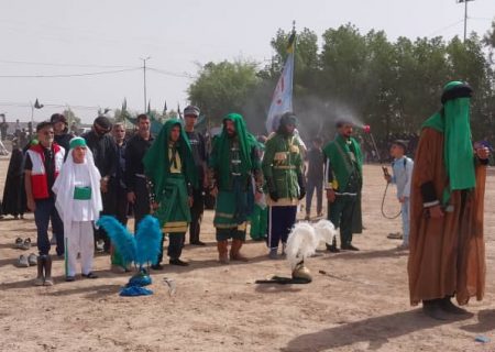 تعزیه میدانی روز عاشورا در عمله سیف