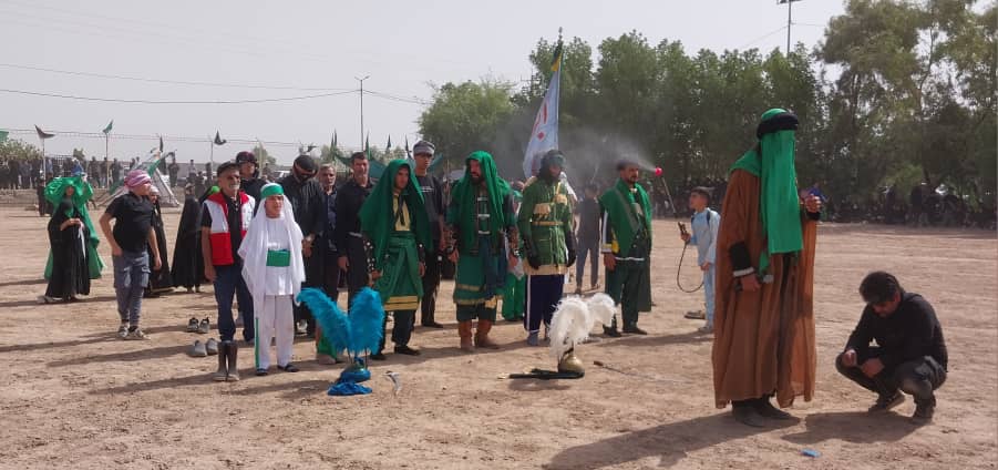 تعزیه میدانی روز عاشورا در عمله سیف