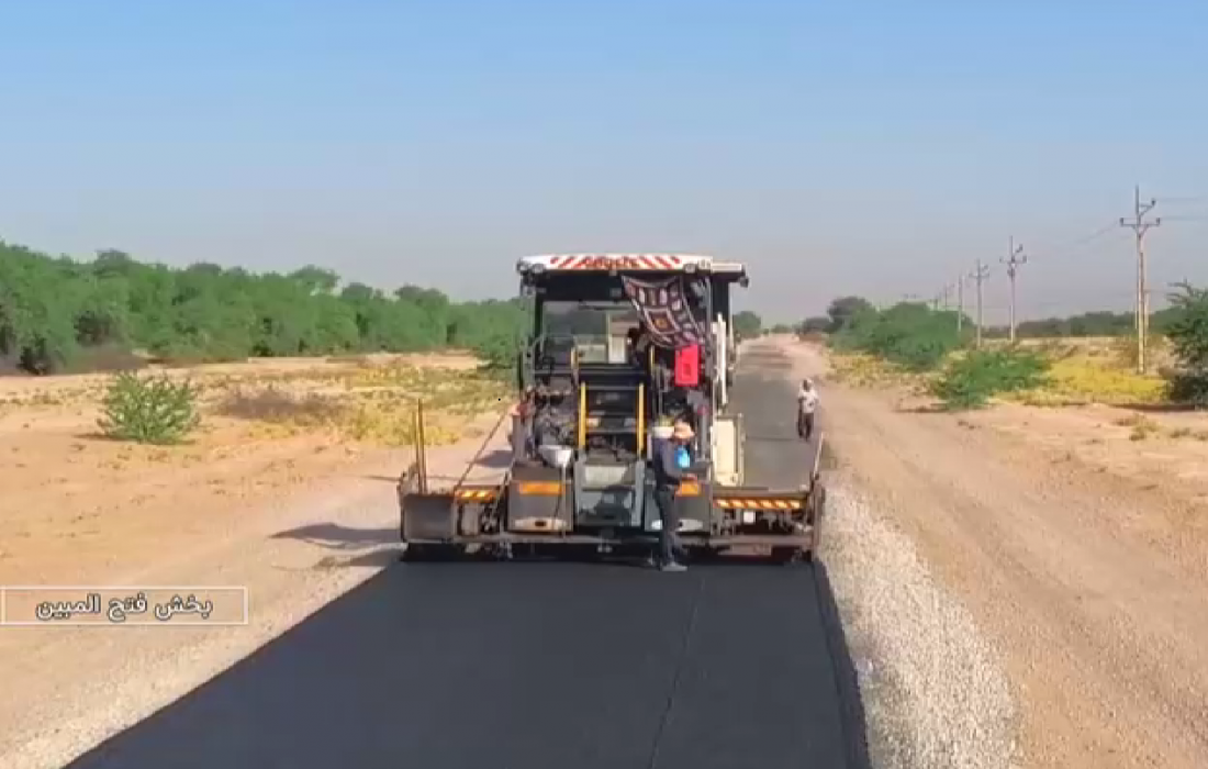 آسفالت ۷ کیلومتر از راه‌های روستا‌یی بخش فتح المبین شهرستان شوش